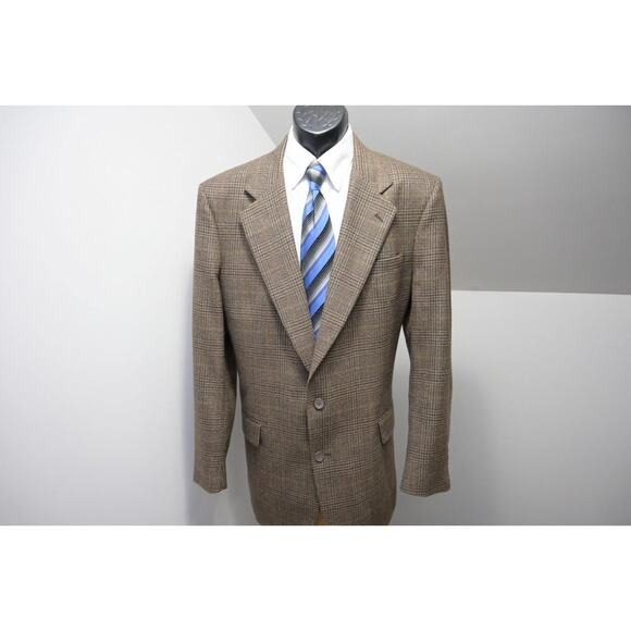 Jos A Bank Kent Blazer 100% Lambs Wool 2 Button Sports Jacket Mens Sz 44 XL